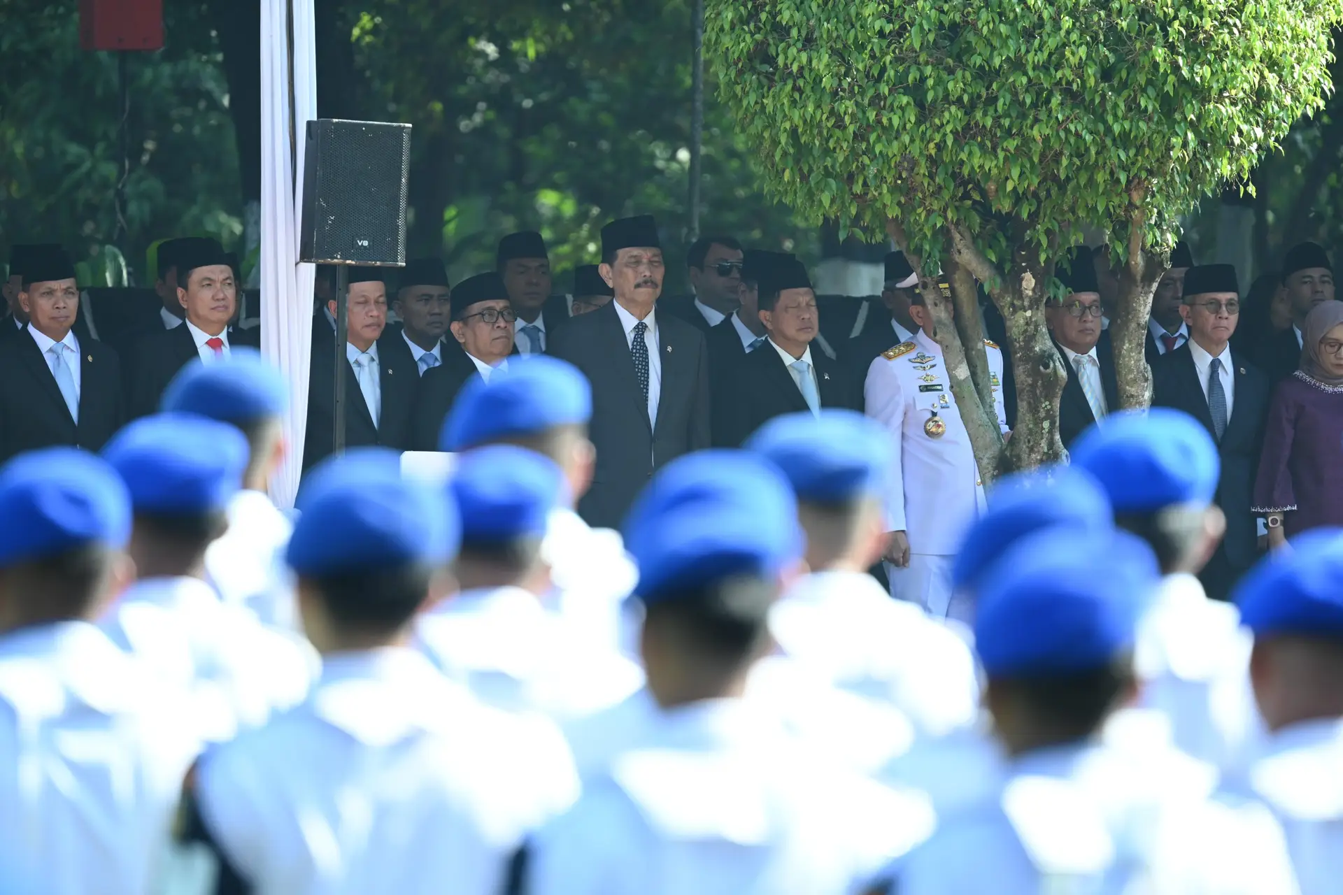 Perdana Dipimpin Presiden Prabowo, Mendagri Hadiri Upacara Peringatan Hari Kesaktian Pancasila di Lubang Buaya