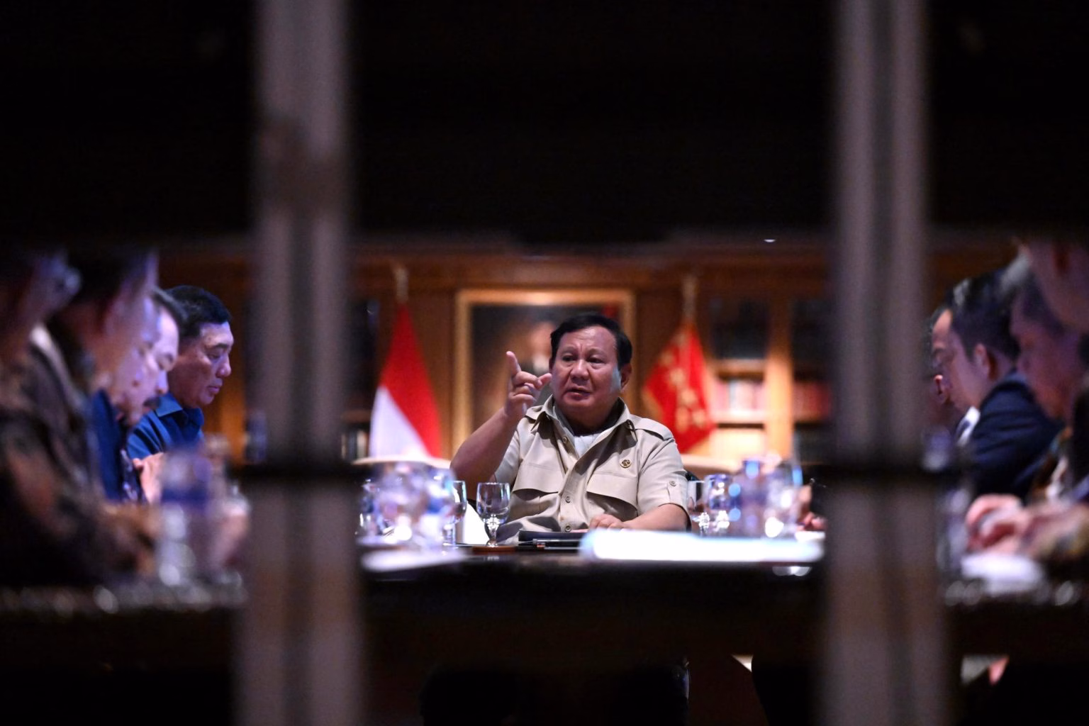 Menhan Hadiri Rapat Pimpinan Presiden, Bahas Penertiban Kawasan Hutan dan Pertambangan Ilegal